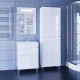 Комплект мебели белый глянец 61 см Санта Лондон 224005L + FOCTEP60 + 900518