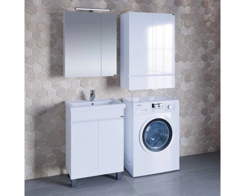 Комплект мебели белый глянец 61 см Санта Марс 700240 + FOCTEP60 + 113005