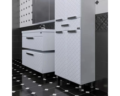 Комплект мебели белый глянец 100 см Санта Калипсо 217006LN + FOCTEP100 + 113013