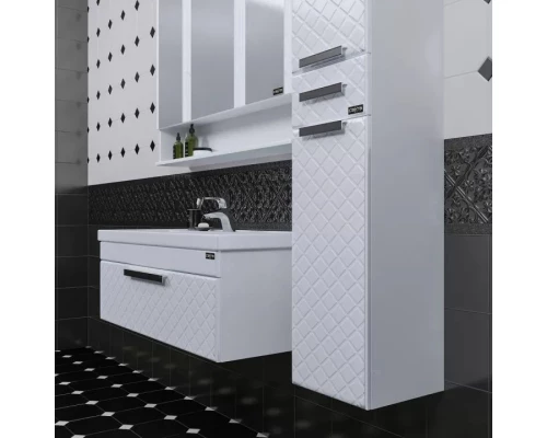 Комплект мебели белый глянец 100 см Санта Калипсо 217006LN + FOCTEP100 + 700182