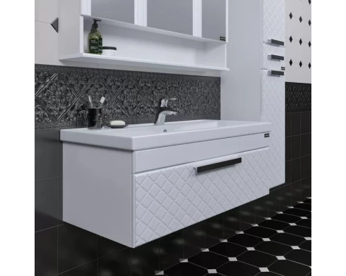 Комплект мебели белый глянец 100 см Санта Калипсо 217006LN + FOCTEP100 + 700182