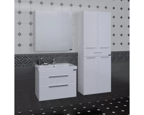 Комплект мебели белый глянец 71 см Санта Калипсо 217007LN + FOCTEP70 + 113004