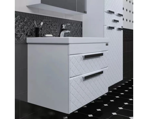 Комплект мебели белый глянец 71 см Санта Калипсо 217007LN + FOCTEP70 + 113004