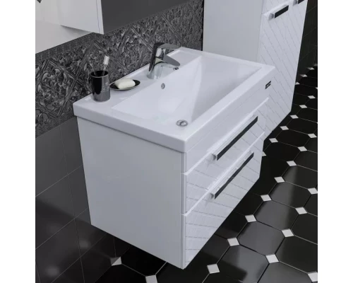 Комплект мебели белый глянец 71 см Санта Калипсо 217007LN + FOCTEP70 + 113004