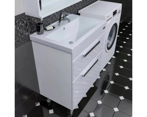 Тумба с раковиной белый глянец 71 см Санта Калипсо 217005LN + FOCTEP70