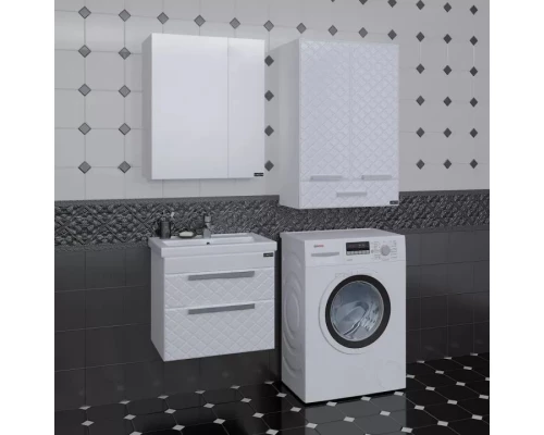 Комплект мебели белый глянец 61 см Санта Калипсо 217009LN + FOCTEP60 + 113004