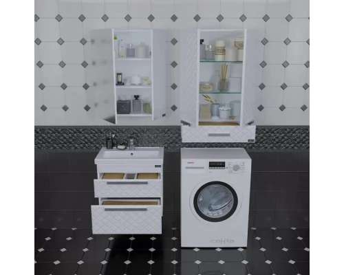 Комплект мебели белый глянец 61 см Санта Калипсо 217009LN + FOCTEP60 + 113004