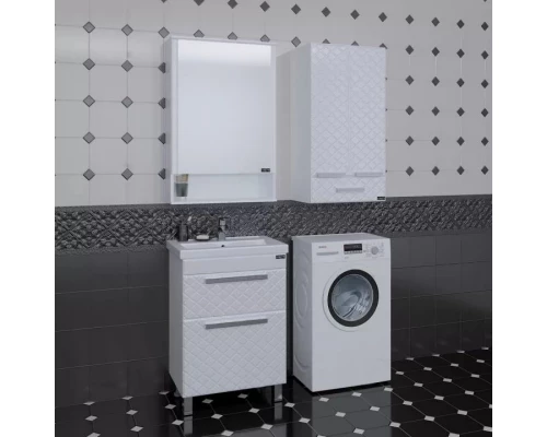 Комплект мебели белый глянец 61 см Санта Калипсо 217008LN + FOCTEP60 + 700178