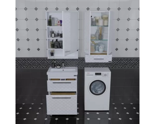 Комплект мебели белый глянец 61 см Санта Калипсо 217008LN + FOCTEP60 + 700178