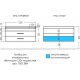 Тумба с раковиной белый глянец 120 см Санта Виктория 700138N + Sirius120
