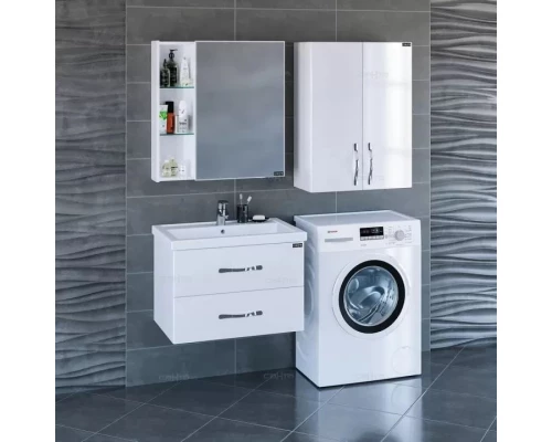 Комплект мебели белый глянец 71 см Санта Виктория 700125N + FOCTEP70 + 123005