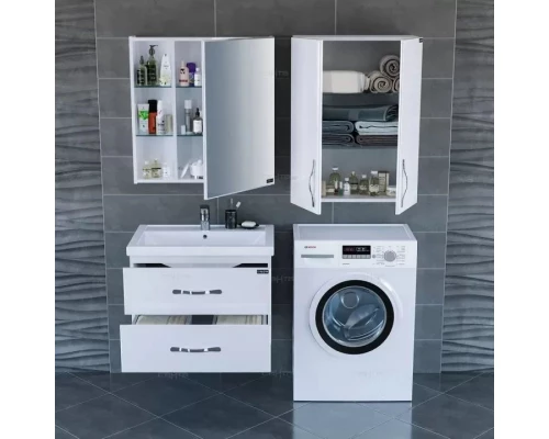 Комплект мебели белый глянец 71 см Санта Виктория 700125N + FOCTEP70 + 123005