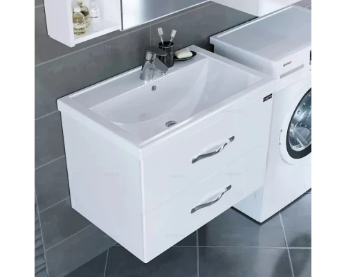 Комплект мебели белый глянец 71 см Санта Виктория 700125N + FOCTEP70 + 123005