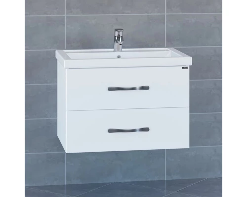 Тумба с раковиной белый глянец 71 см Санта Виктория 700125N + FOCTEP70