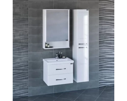 Комплект мебели белый глянец 61 см Санта Виктория 700123N + FOCTEP60 + 700178