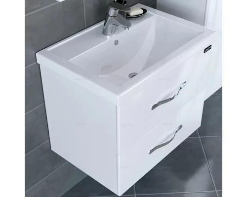 Комплект мебели белый глянец 61 см Санта Виктория 700123N + FOCTEP60 + 700178