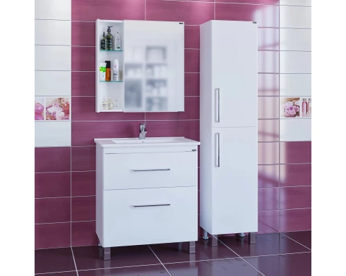 Комплект мебели белый глянец 76,5 см Санта Вегас 226030 + OCKAP75 + 123006