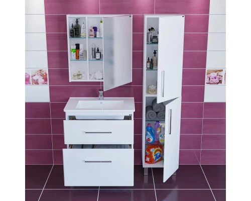 Комплект мебели белый глянец 76,5 см Санта Вегас 226030 + OCKAP75 + 123006