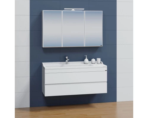 Комплект мебели белый глянец 120 см Санта Марс 700255 + Sirius120 + 113020