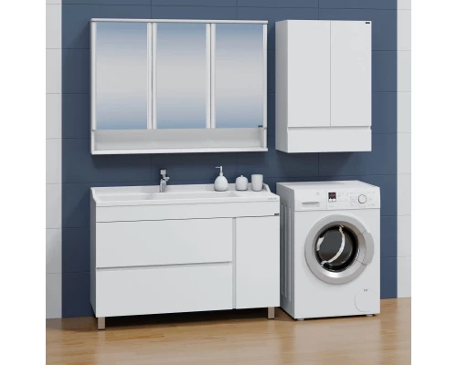 Комплект мебели белый глянец 120 см Санта Марс 700254 + Sirius120 + 700184