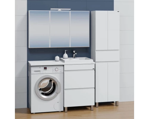 Комплект мебели белый глянец 120 см Санта Марс 700305 + 900125 + 900123 + 113020