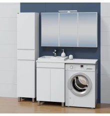 Комплект мебели белый глянец 120 см Санта Марс 700304 + 900124 + 900122 + 113020