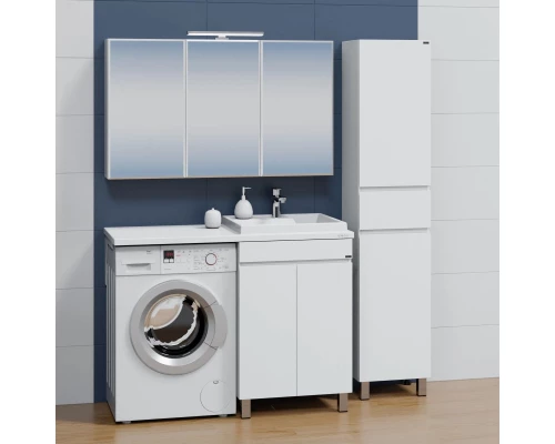 Комплект мебели белый глянец 120 см Санта Марс 700304 + 900125 + 900123 + 113020