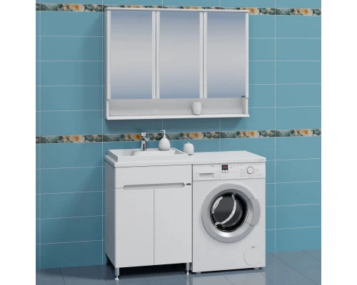 Комплект мебели белый глянец 120,8 см Санта Лондон 224033 + 900124 + 900122 + 700184