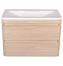 Тумба подвесная "Атлантика 100", Люкс ясень перламутр, PLUS