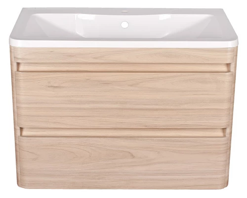 Тумба подвесная "Атлантика 100", Люкс ясень перламутр, PLUS