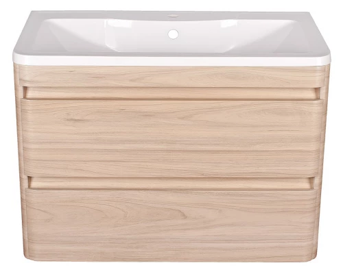 Тумба подвесная "Атлантика 80", Люкс ясень перламутр, PLUS