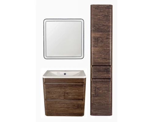 Тумба подвесная "Атлантика 60", Люкс старое дерево, PLUS