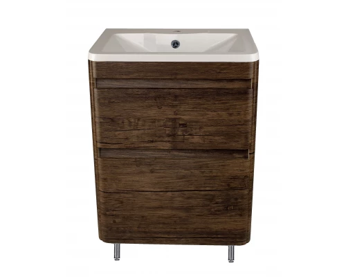 Тумба напольная "Атлантика 60", Люкс старое дерево, PLUS