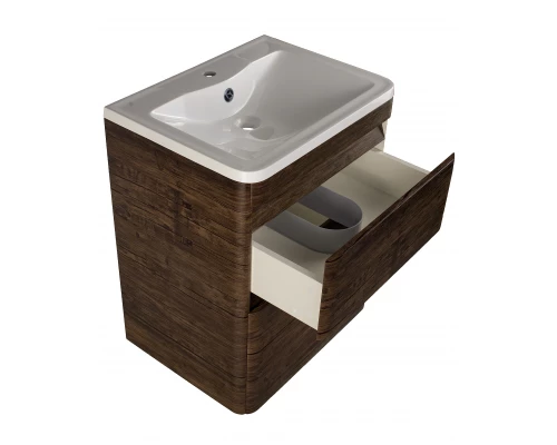 Тумба напольная "Атлантика 60", Люкс старое дерево, PLUS