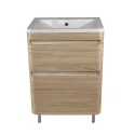 Тумба напольная "Атлантика 60", Люкс ясень перламутр, PLUS