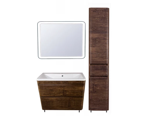 Тумба напольная "Атлантика 90", Люкс старое дерево, PLUS