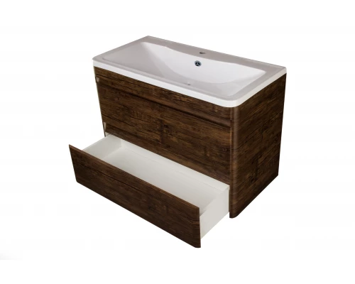 Тумба подвесная "Атлантика 90", Люкс старое дерево, PLUS