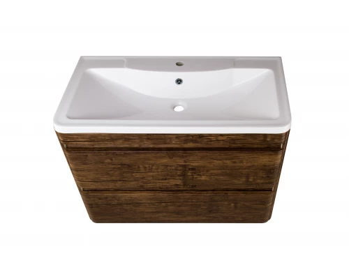 Тумба подвесная "Атлантика 90", Люкс старое дерево, PLUS