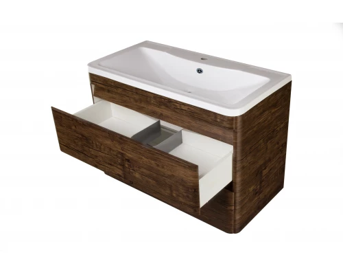 Тумба подвесная "Атлантика 90", Люкс старое дерево, PLUS