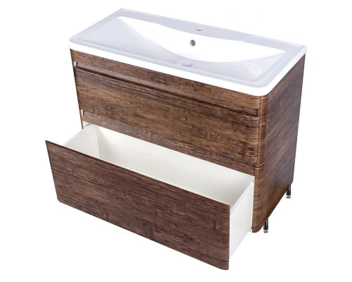 Тумба напольная "Атлантика 100", Люкс старое дерево, PLUS