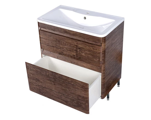 Тумба напольная "Атлантика 80", Люкс старое дерево, PLUS