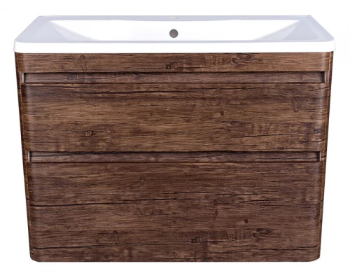 Тумба подвесная "Атлантика 100", Люкс старое дерево, PLUS