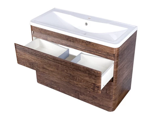 Тумба подвесная "Атлантика 100", Люкс старое дерево, PLUS