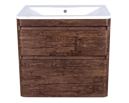 Тумба подвесная "Атлантика 80", Люкс старое дерево, PLUS