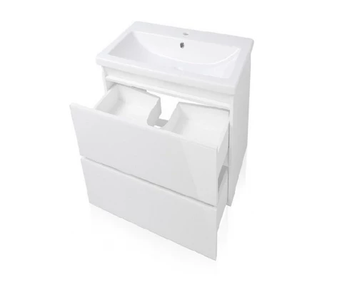 Тумба подвесная "Даймонд 60", Комо 60, Люкс белая, PLUS