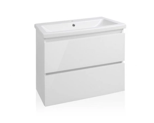 Тумба подвесная "Даймонд 70", Комо 70, Люкс белая, PLUS