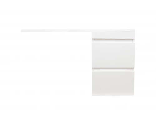 Тумба подвесная "Даллас 100", Люкс белая, PLUS, ЭМАЛЬ