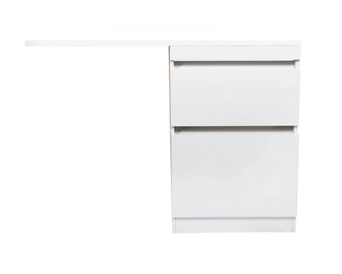 Тумба напольная "Даллас 120", Люкс белая, PLUS