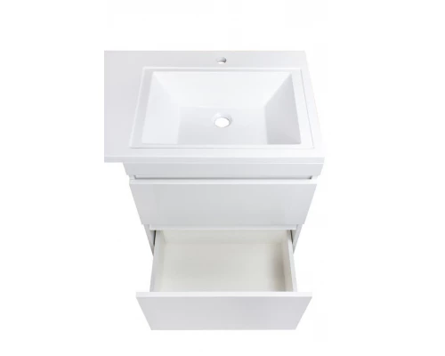 Тумба напольная "Даллас 120", Люкс белая, PLUS