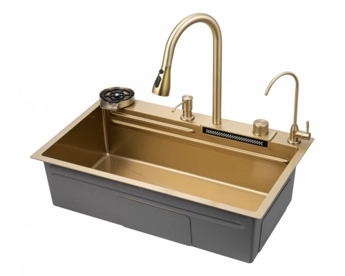 Мойка кухонная с водопадом Savol (S-SC003C)